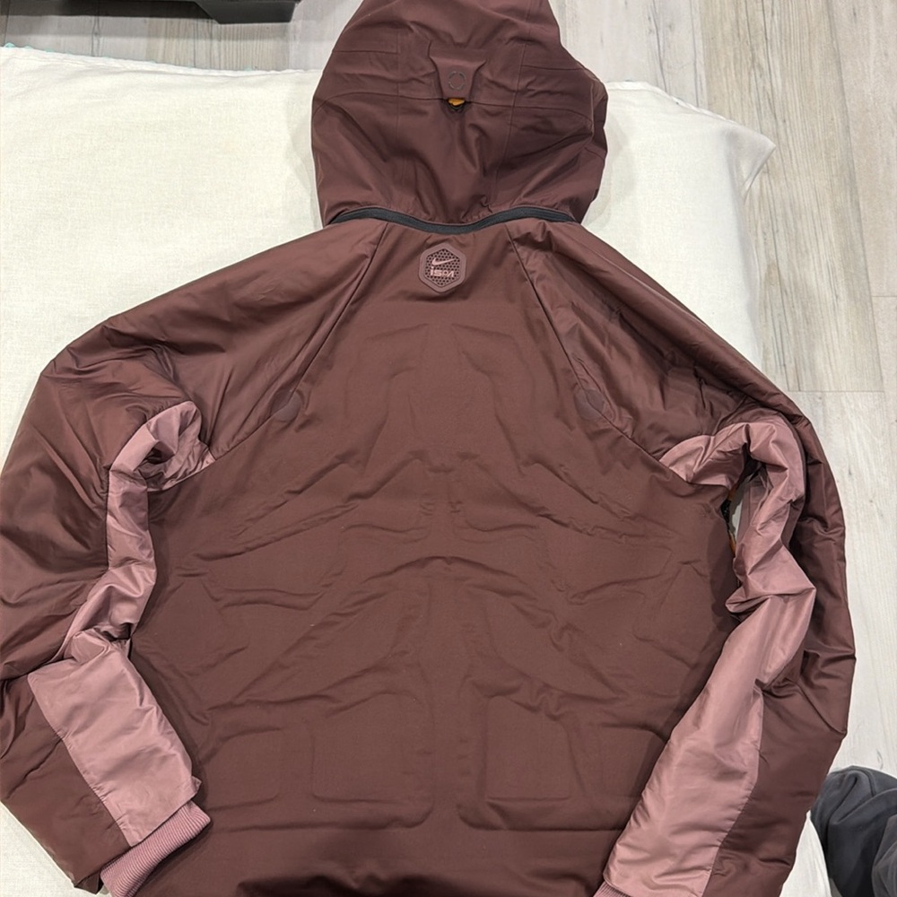 Men's Brown Jacket with Hood - Picture 14 of 14